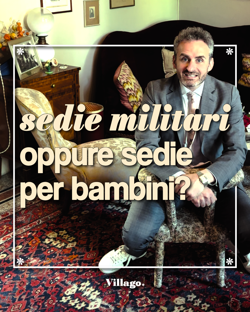 Sedie militari o sedie per bambini